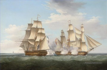Ethalion avec Thetis Batailles navale Peinture à l'huile